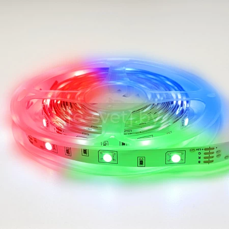 светодиодная лента smd 5050, 30led/m, 7.2w/m, 12v, ip20, standart, rgb, lp