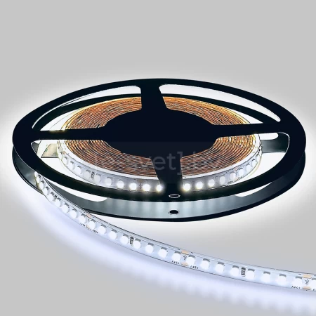 светодиодная лента smd 2835, 160led/m, 14.4w/m, 24v, ip20, premium, белый 6000к, lp