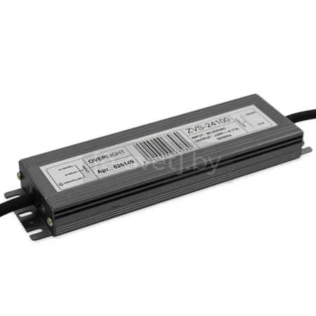 блок питания zvs-100-24 (24v, 100w, 4.17a, ip67), overlight