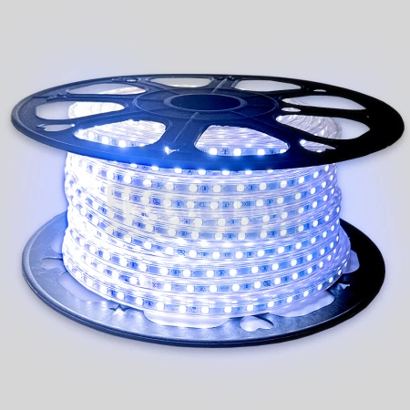 светодиодная лента smd 5050, 60led/m, 14.4w/m, 220v, ip67, standart, синий, lp