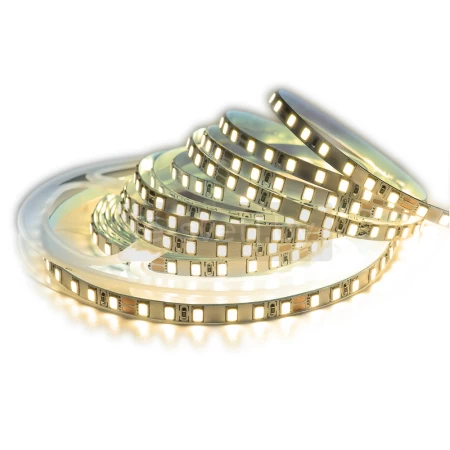 светодиодная лента smd 2835, 120led/m, 12w/m, 12v, ip20, 4мм, premium, тёплый белый 3000к, icled