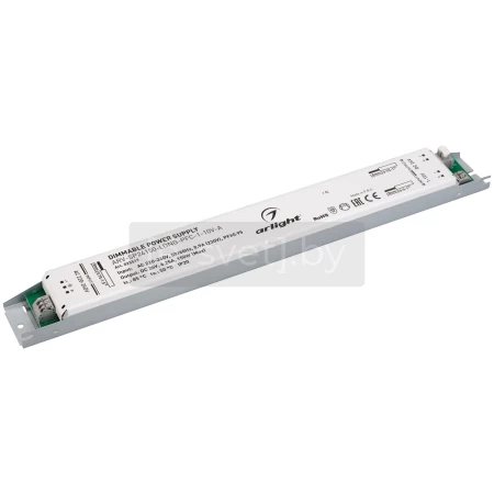 блок питания arv-sp24150-long-pfc-1-10v-a  (24v, 150w, 6.25a, ip20), arlight