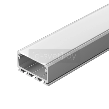 накладной алюминиевый профиль для светодиодной ленты pls-lock-h15-3000 anod