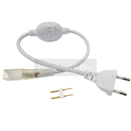 сетевой шнур для неона 8х16мм, 220v, lp