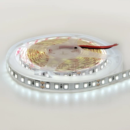 светодиодная лента smd 2835, 120led/m, 9.6w/m, 24v, ip20, standart, белый 6000к, lp